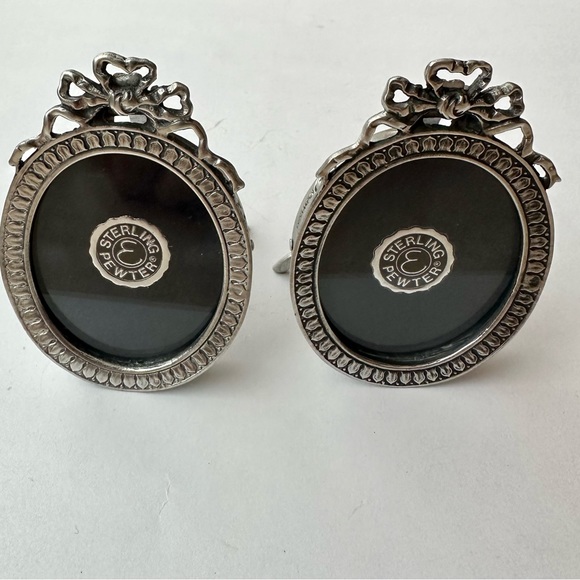 Accents Hpsterling Pewter Oval Picture Frames Made In Usa Poshmark